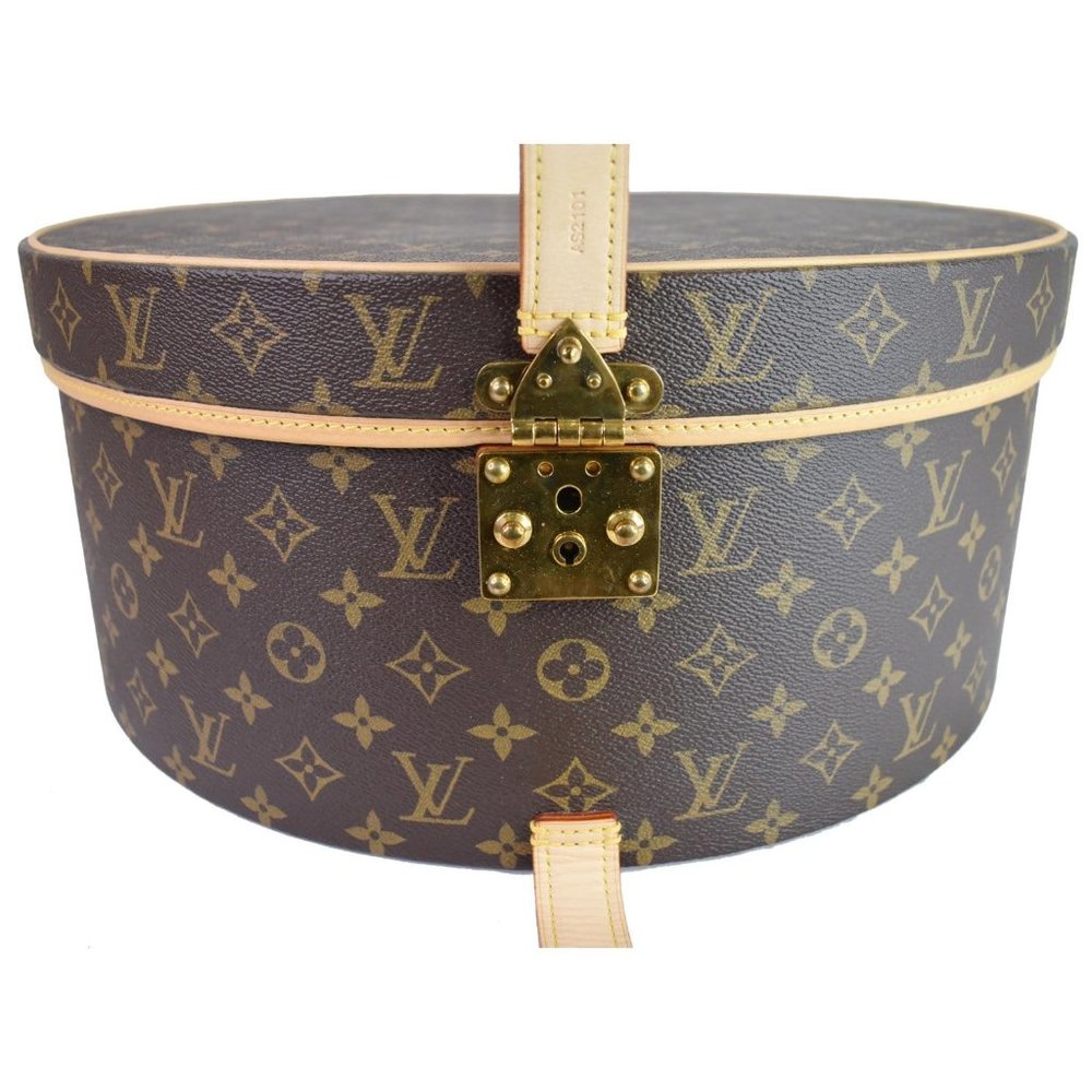 LOUIS VUITTON Hat Box 40 Monogram Canvas TravelBag - Picture 10 of 12